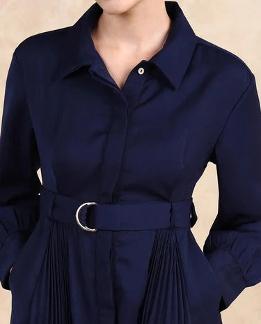 PLAIN MAXI DRESS VANADZOR - NAVY Being Flawless