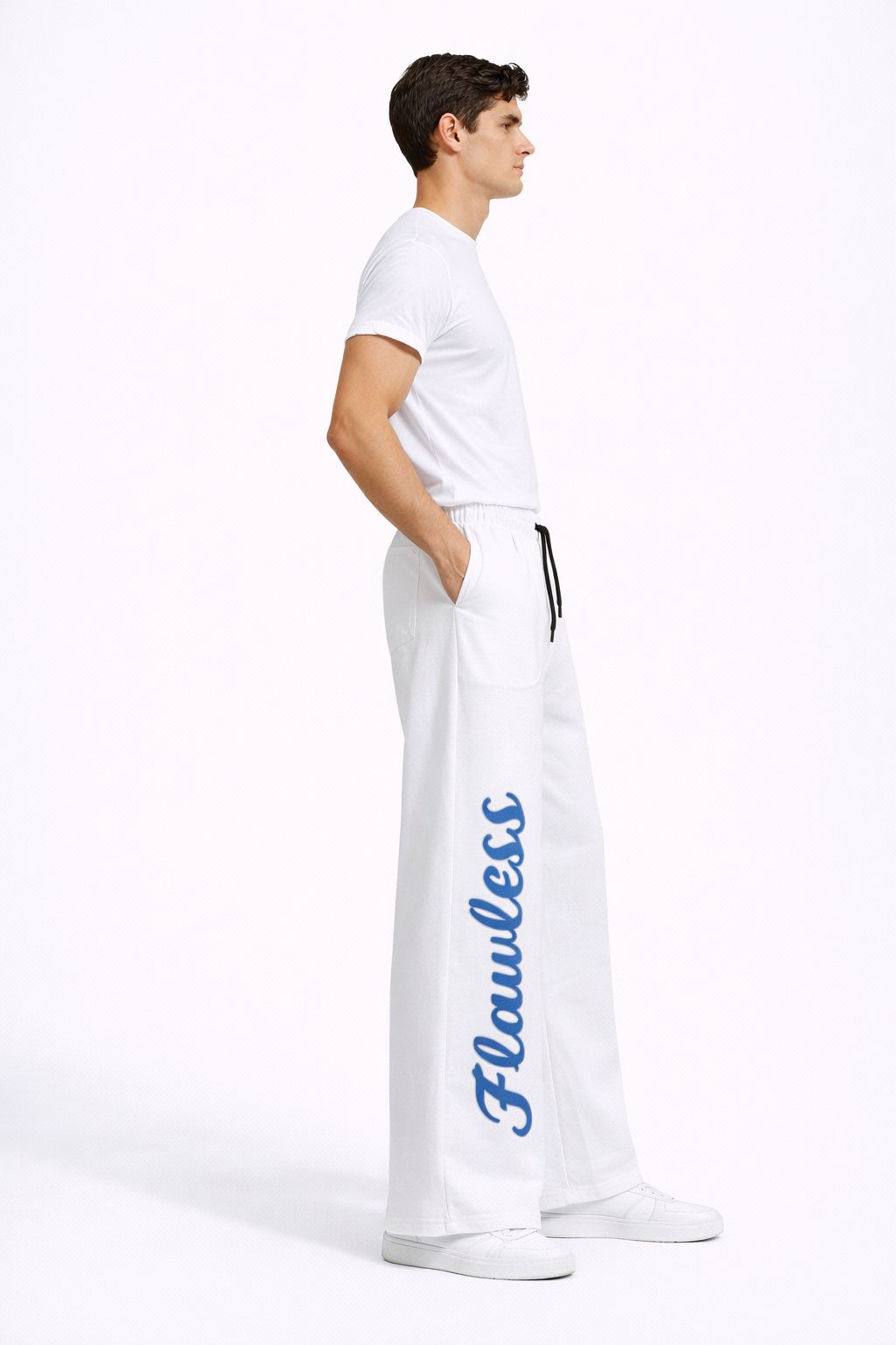Flawless White Straight trousers 5