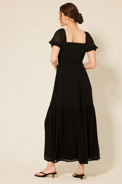 La black  Dress Being Flawless